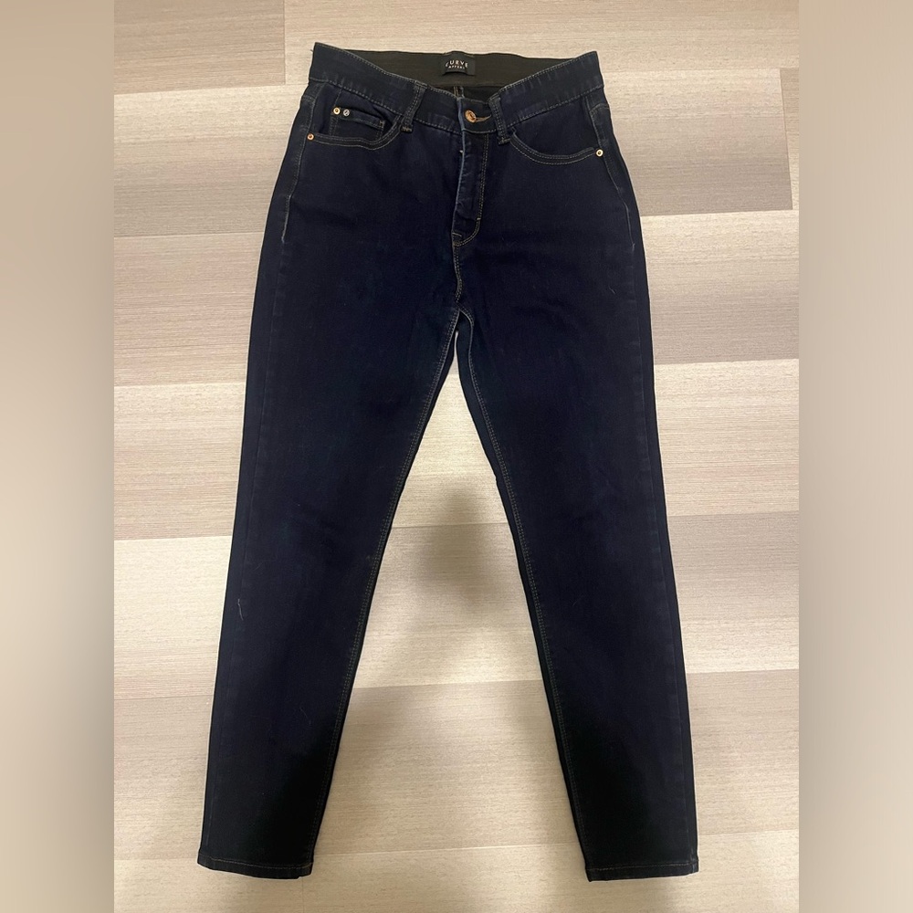 Elegant Dark Blue Skinny Jeans